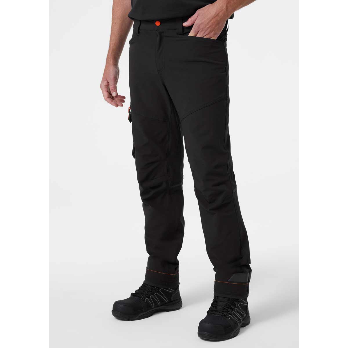 Helly Hansen Kensington Service Pant - Black Lifestyle front Helly Hansen Kensington Service Pant - Black Lifestyle front