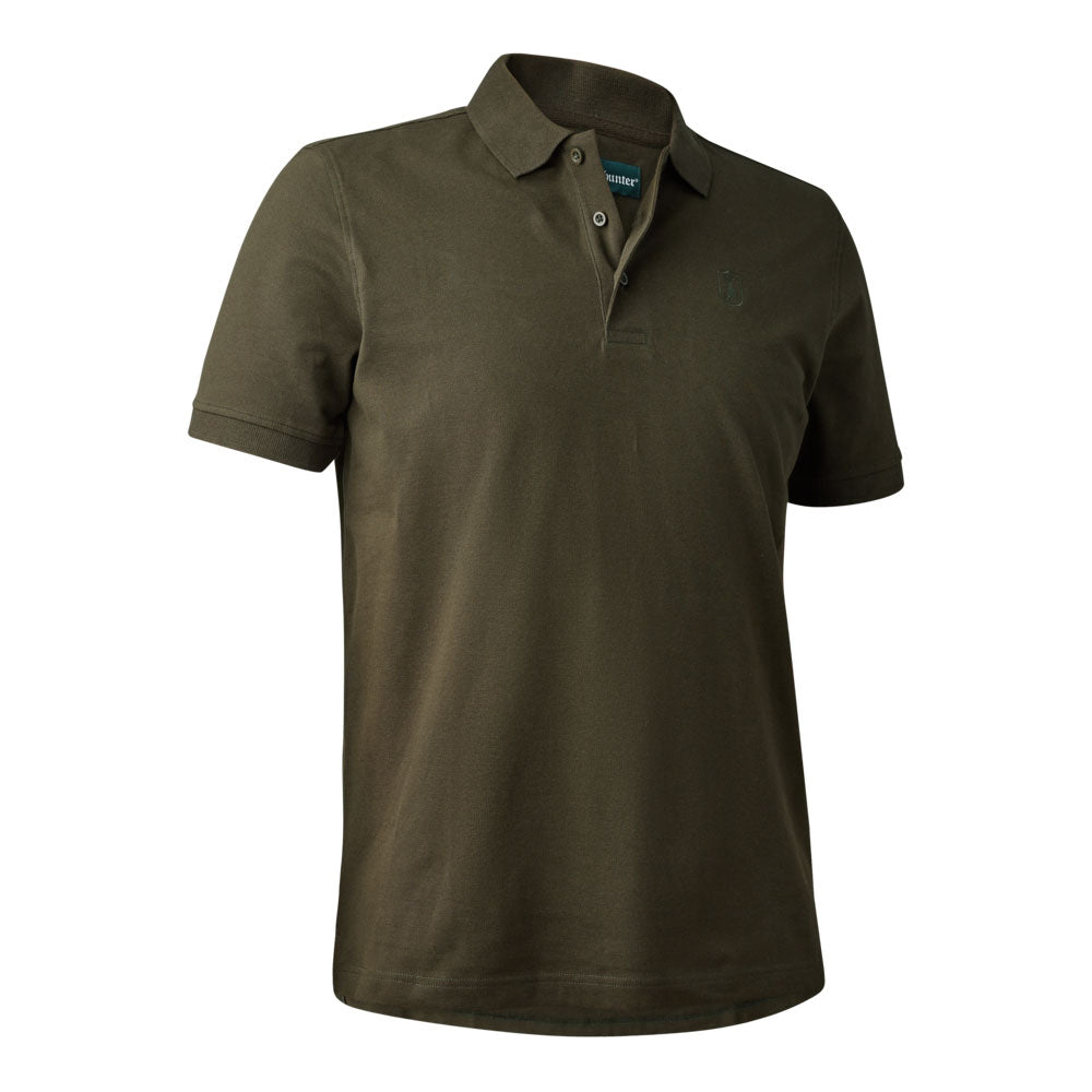 Deerhunter Harris Polo Shirt - Deep Green Deerhunter Harris Polo Shirt - Deep Green