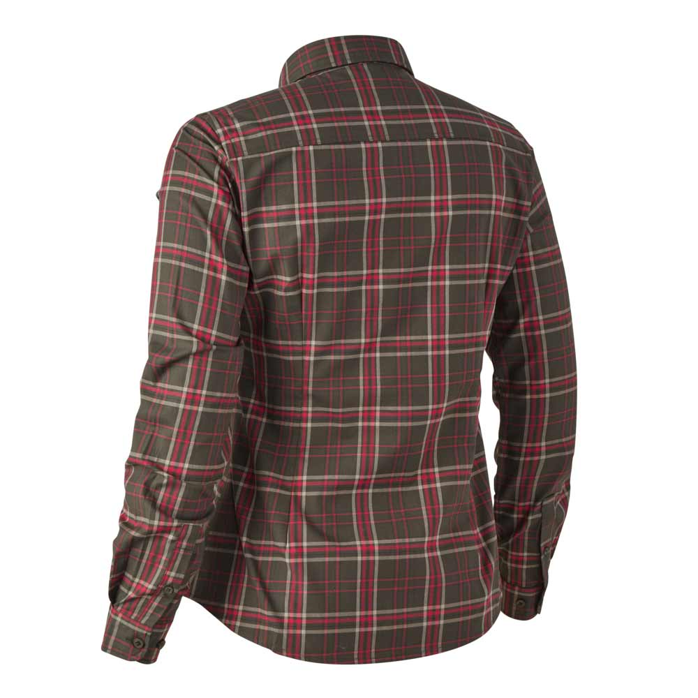 Deerhunter Lady Elena Shirt - Green Check - Rear Deerhunter Lady Elena Shirt - Green Check - Rear