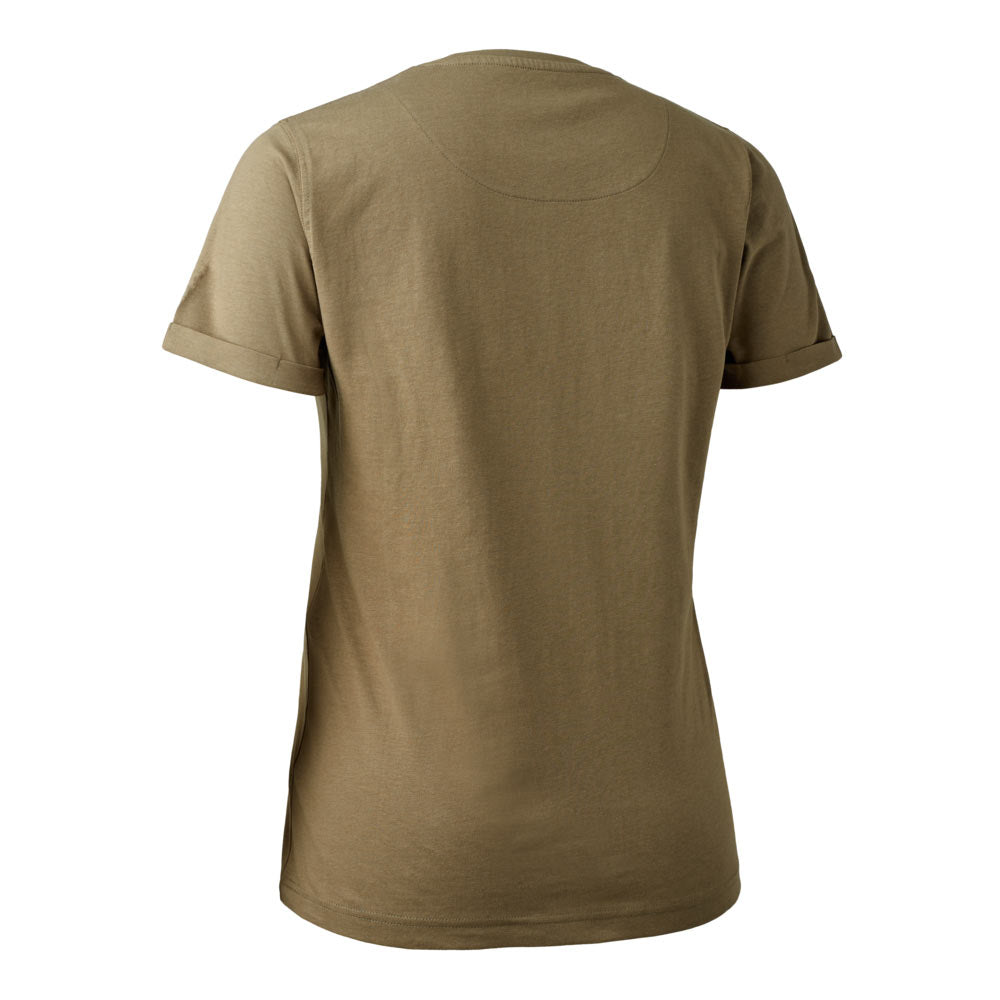 Deerhunter Lady Ella T-Shirt - Driftwood - Rear Deerhunter Lady Ella T-Shirt - Driftwood - Rear
