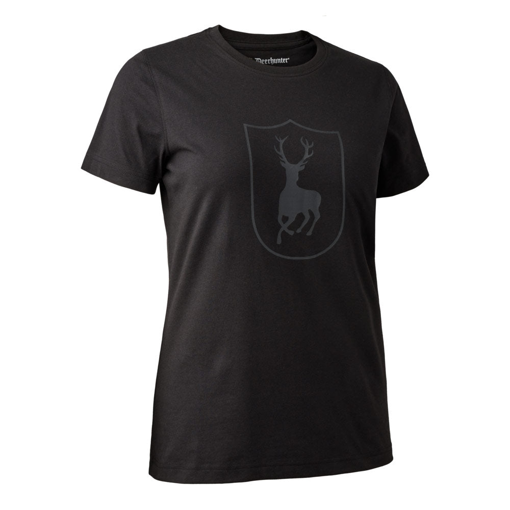 Deerhunter Lady Logo T-Shirt - Black Deerhunter Lady Logo T-Shirt - Black