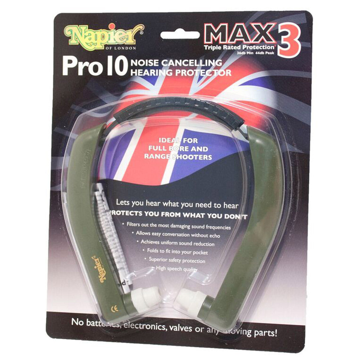 Napier Pro 10 Max 3 Hearing Protection Napier Pro 10 Max 3 Hearing Protection