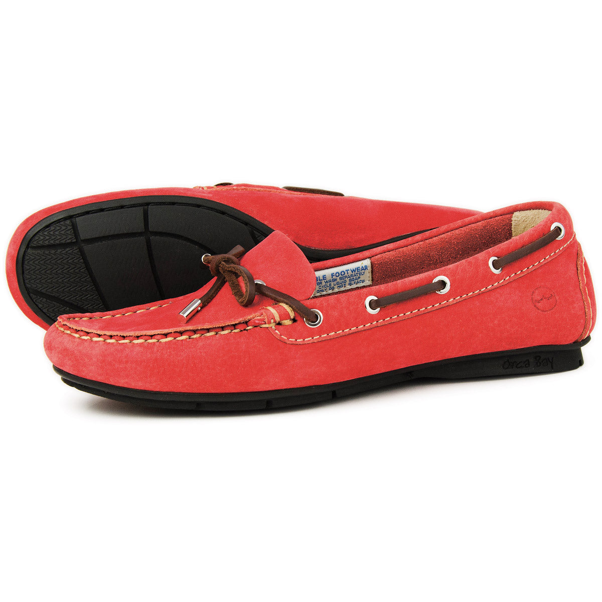 Orca Bay Ballena Womens Loafers - Fire Red Orca Bay Ballena Womens Loafers - Fire Red