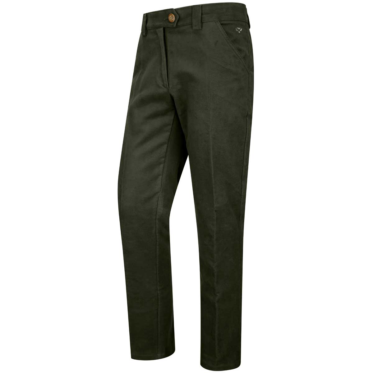 Hoggs of Fife Carrick Technical Stretch Moleskin Trousers - Dark Olive Hoggs of Fife Carrick Technical Stretch Moleskin Trousers - Dark Olive