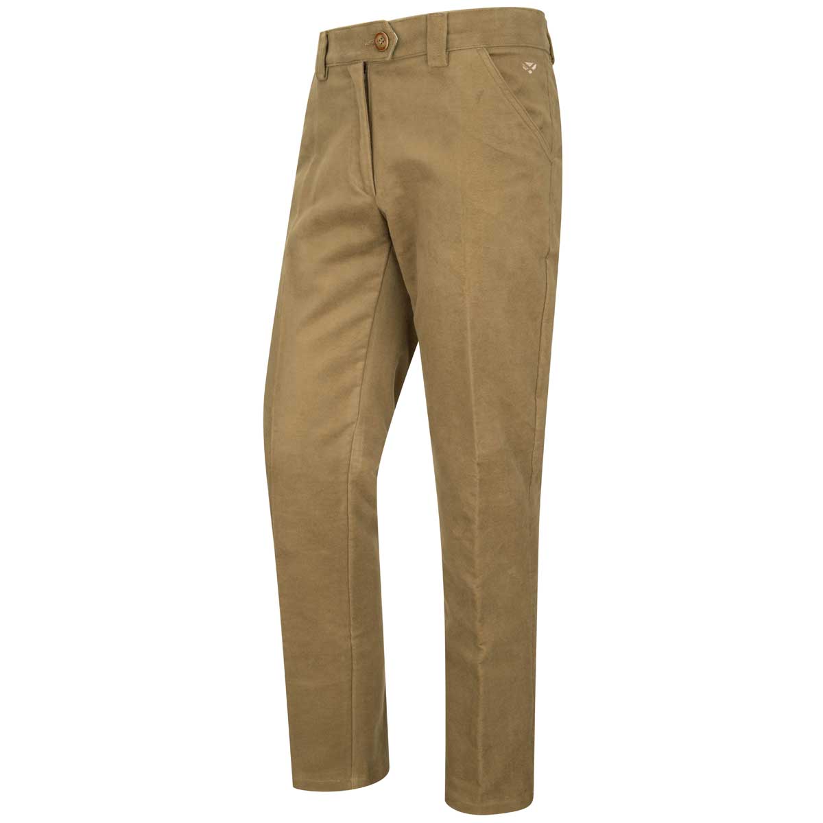 Hoggs of Fife Carrick Technical Stretch Moleskin Trousers - Dried Moss - Front Hoggs of Fife Carrick Technical Stretch Moleskin Trousers - Dried Moss - Front
