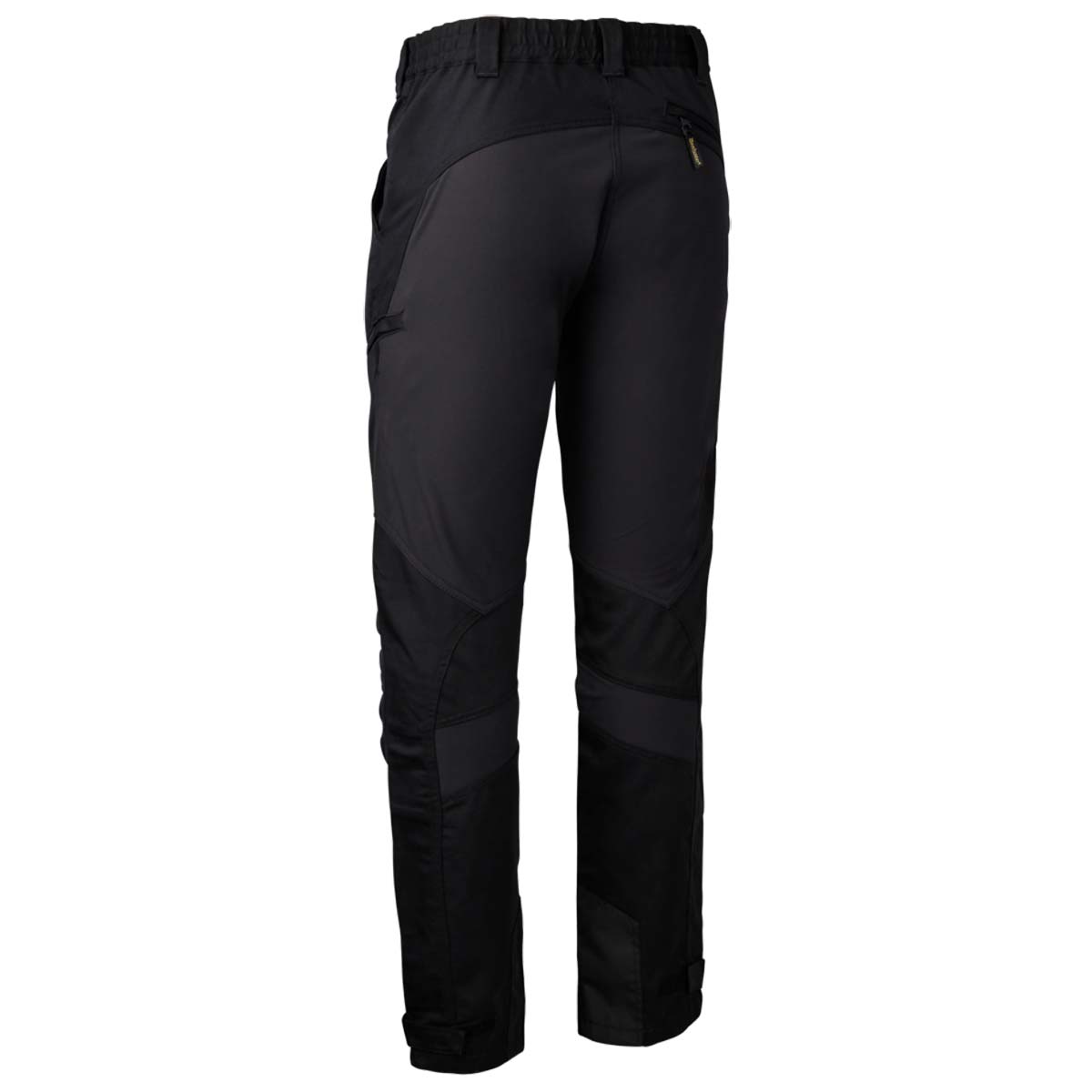 Deerhunter Rogaland Stretch Trousers With Contrast - Black - Rear Deerhunter Rogaland Stretch Trousers With Contrast - Black - Rear