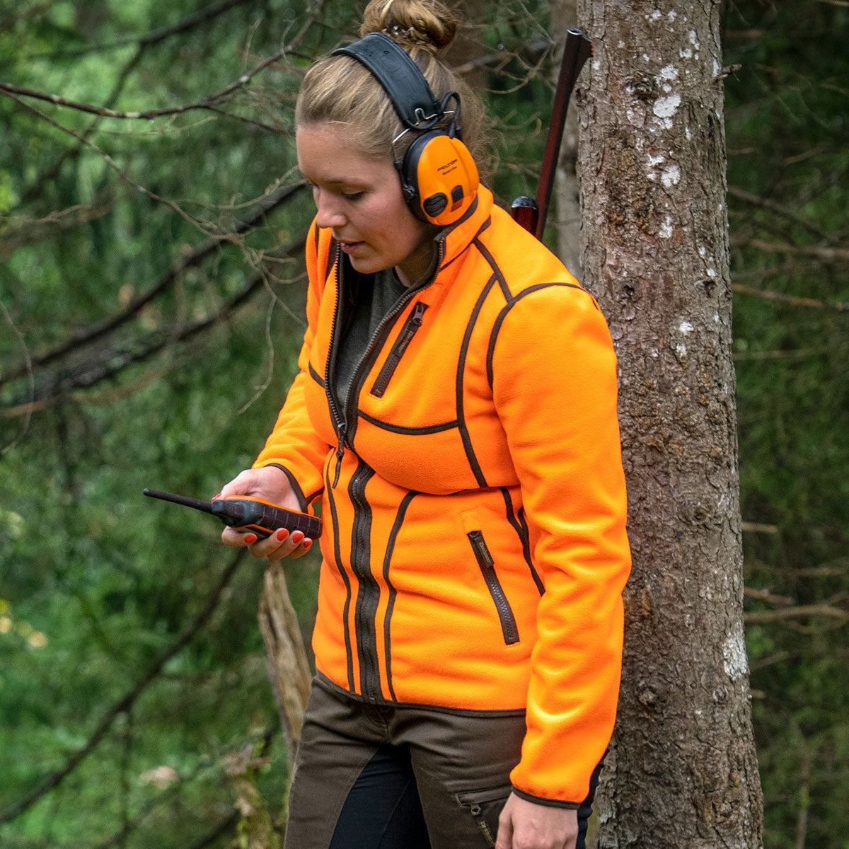 Deerhunter Lady Pam Bonded Fleece Jacket - Reversed Deerhunter Lady Pam Bonded Fleece Jacket - Reversed