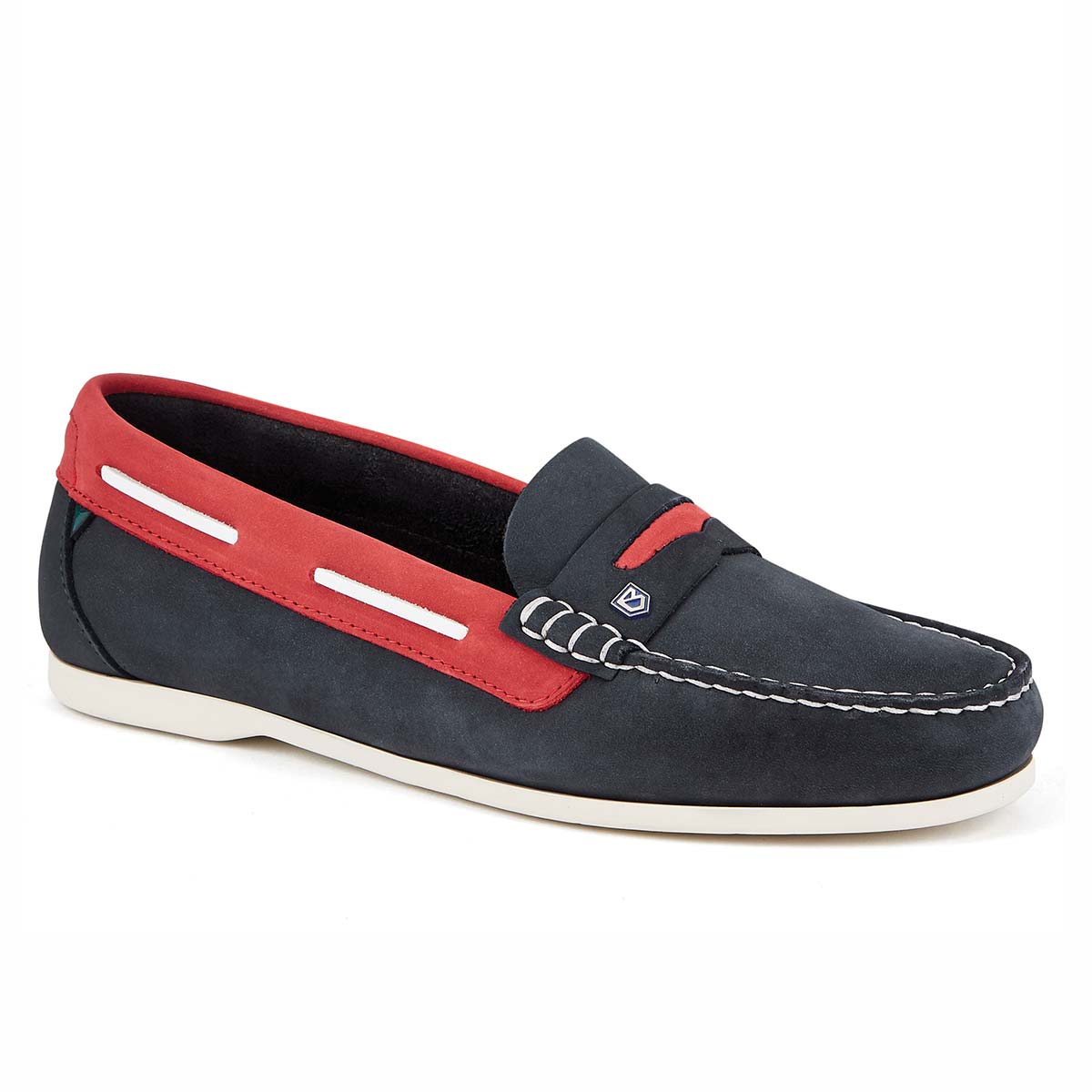 Dubarry Belize loafer in Denim/Red Dubarry Belize loafer in Denim/Red