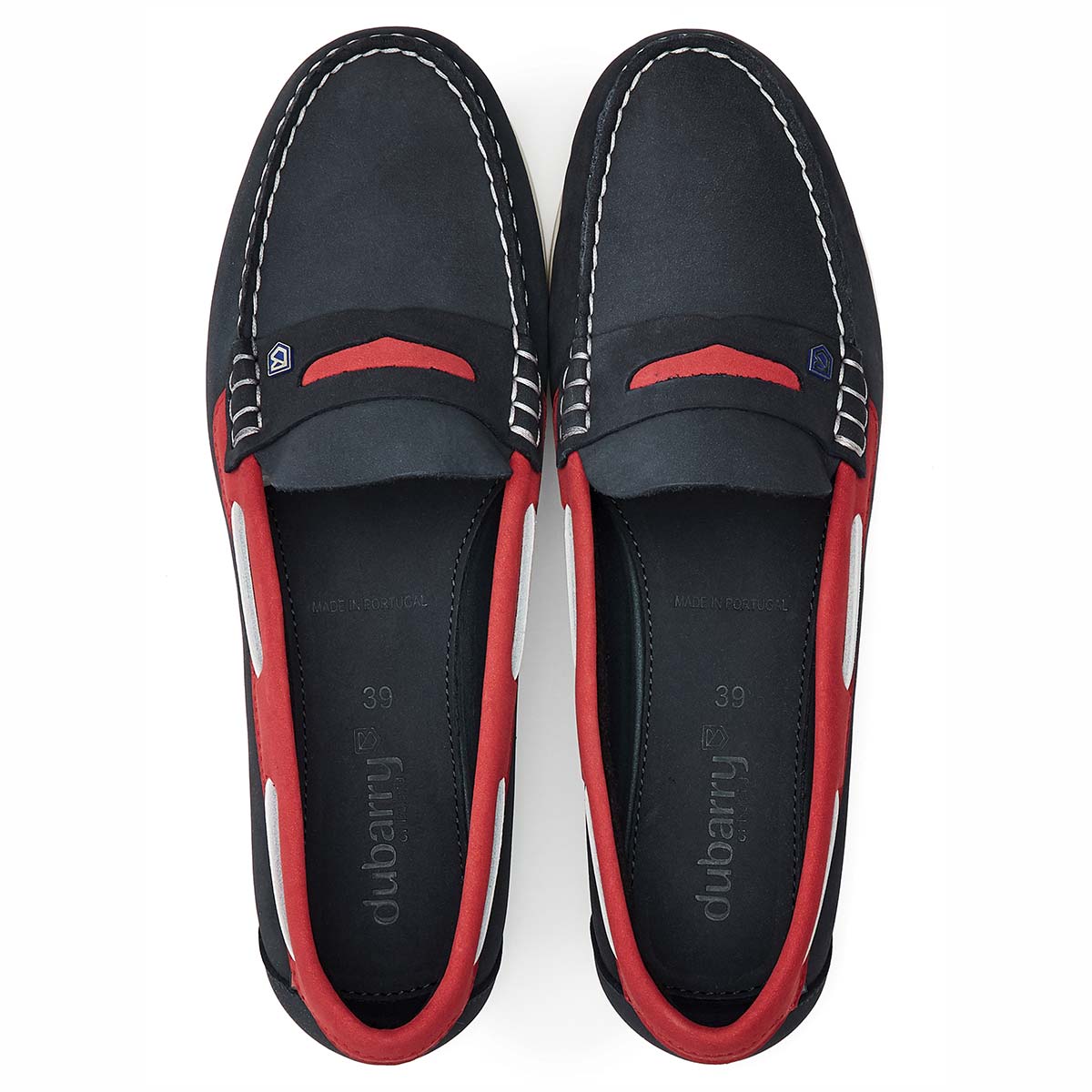 Dubarry Belize loafer in Denim/Red Dubarry Belize loafer in Denim/Red