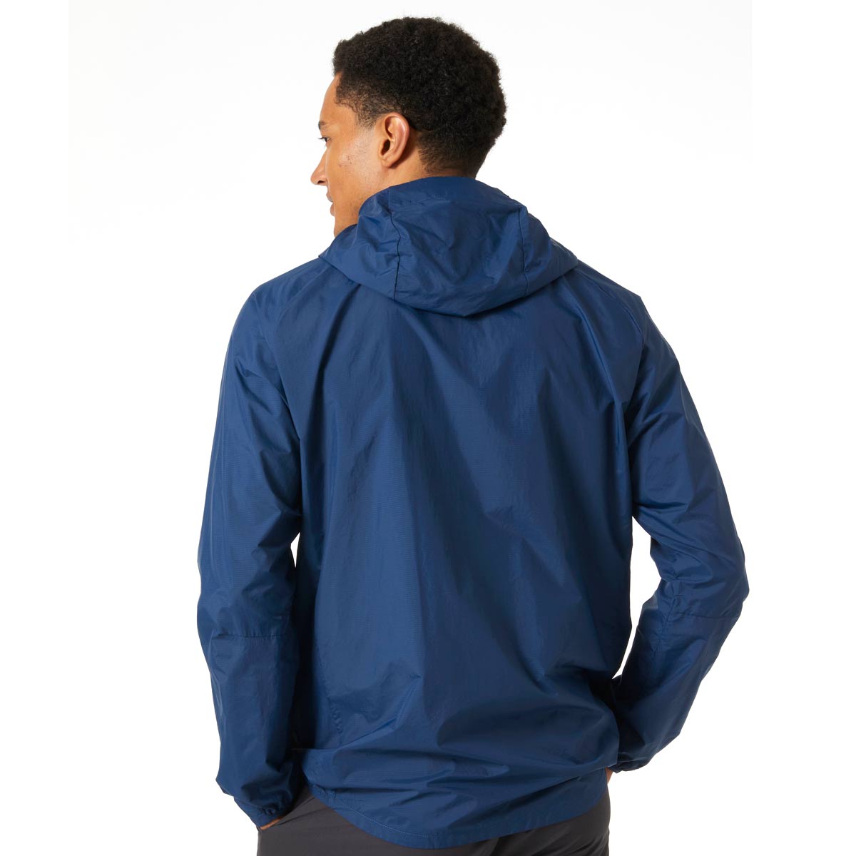 Helly Hansen Men's Roam Jacket - Ocean Blue - Rear Helly Hansen Men's Roam Jacket - Ocean Blue - Rear