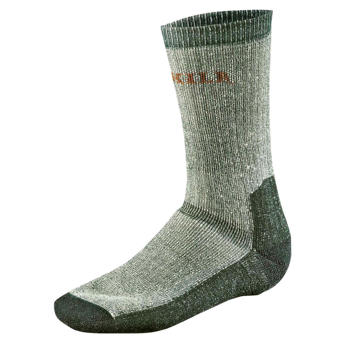 Harkila Expedition Heavy Weight Medium Length Hiking Socks Grey/Green Harkila Expedition Heavy Weight Medium Length Hiking Socks Grey/Green