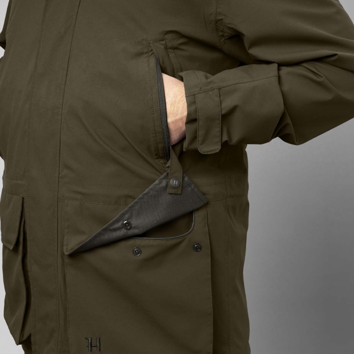 Harkila Orton Tech HWS Jacket - Pocket Detail Harkila Orton Tech HWS Jacket - Pocket Detail