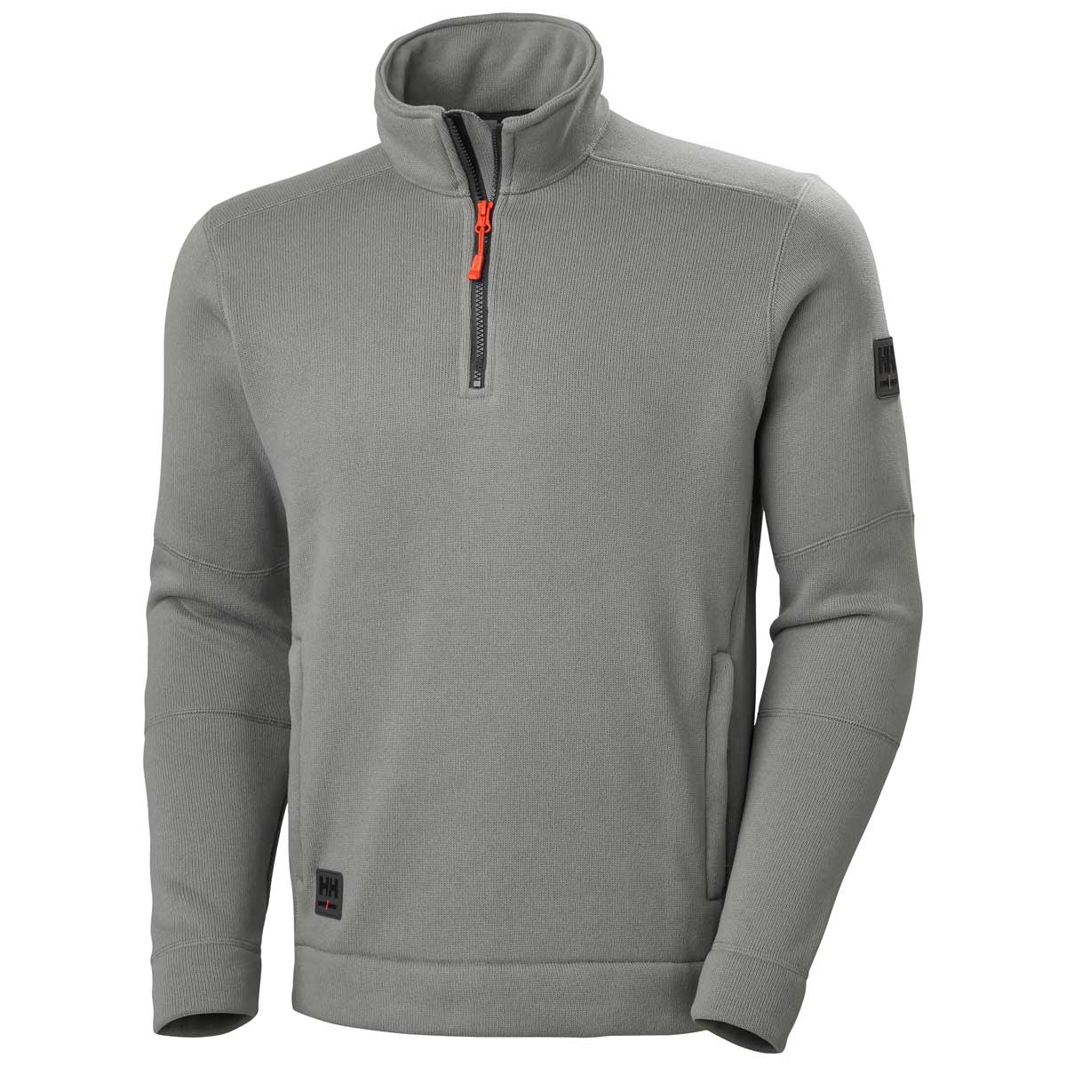 Helly Hansen Kensington Half Zip Knit Fleece Jacket Grey Helly Hansen Kensington Half Zip Knit Fleece Jacket Grey