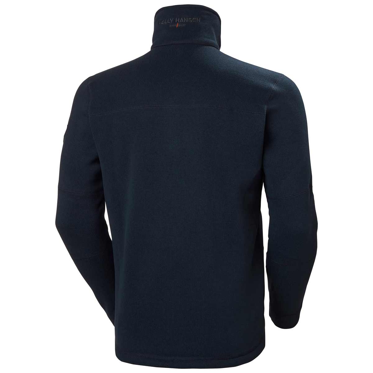Helly Hansen Kensington Half Zip Knit Fleece Jacket Navy Rear Helly Hansen Kensington Half Zip Knit Fleece Jacket Navy Rear