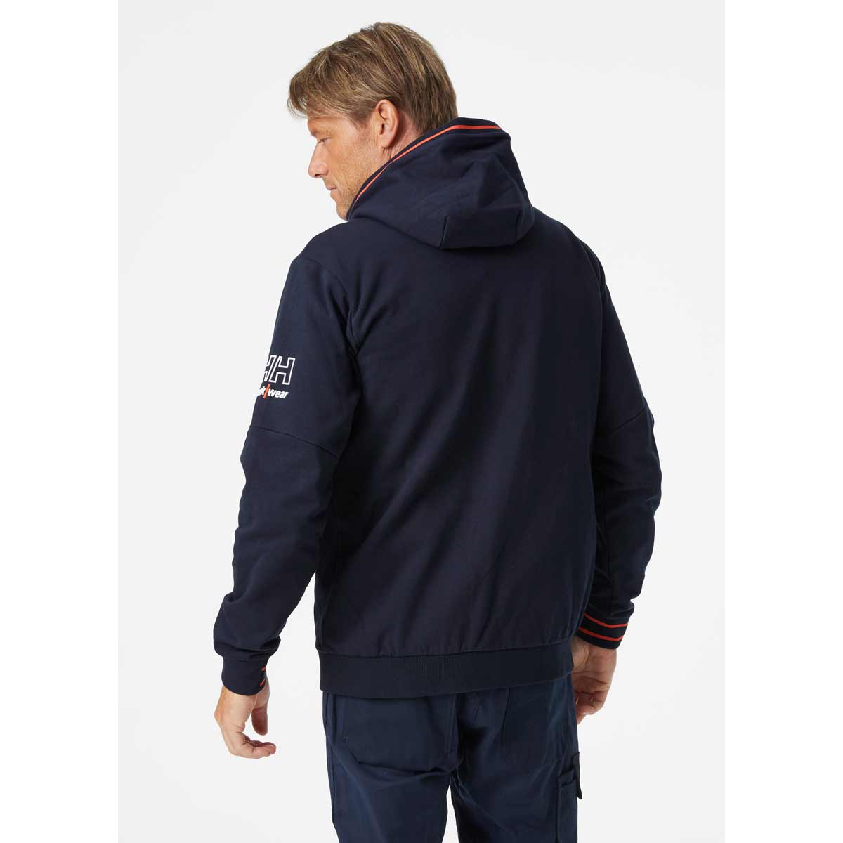 Helly Hansen Kensington Zip Hoodie Navy Life rear Helly Hansen Kensington Zip Hoodie Navy Life rear