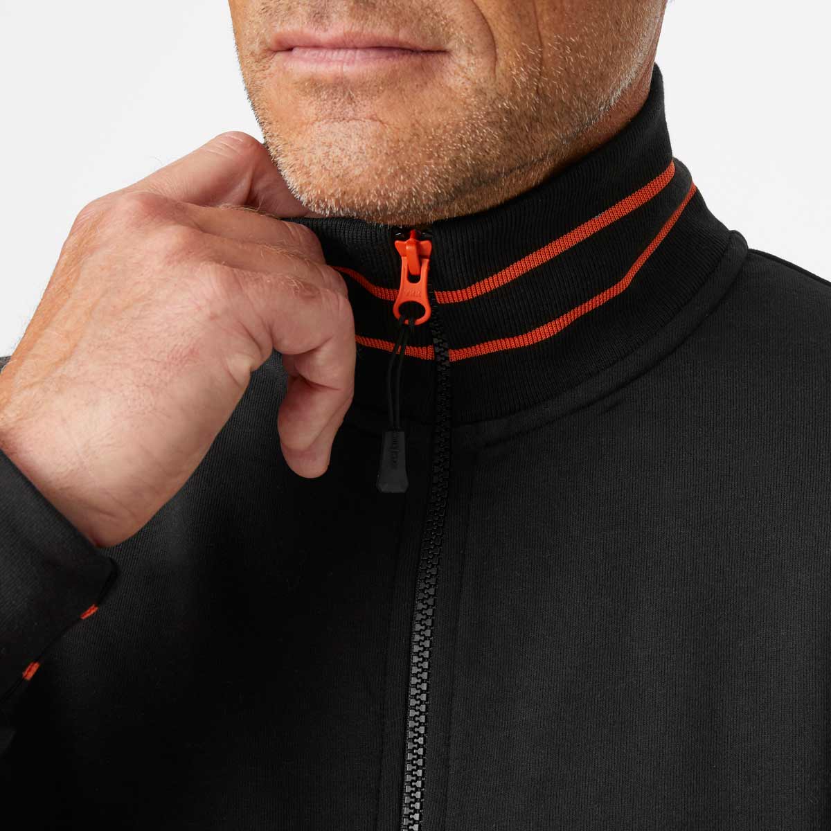Helly Hansen Kensington Zip Sweatshirt Black Collar Helly Hansen Kensington Zip Sweatshirt Black Collar
