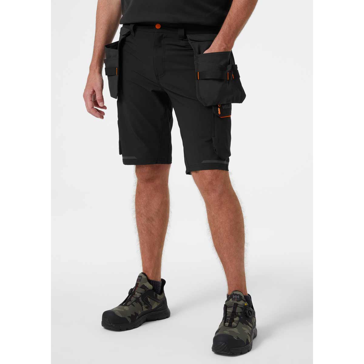 Helly Hansen Kensington Construction Shorts Black Lifestyle front Helly Hansen Kensington Construction Shorts Black Lifestyle front
