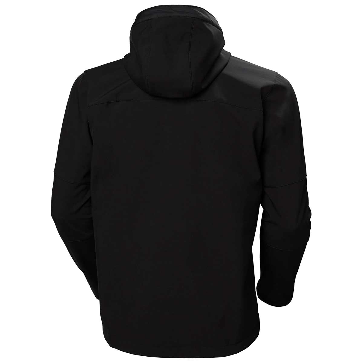 Helly Hansen Kensington Hooded Soft Shell Jacket Black Rear Helly Hansen Kensington Hooded Soft Shell Jacket Black Rear