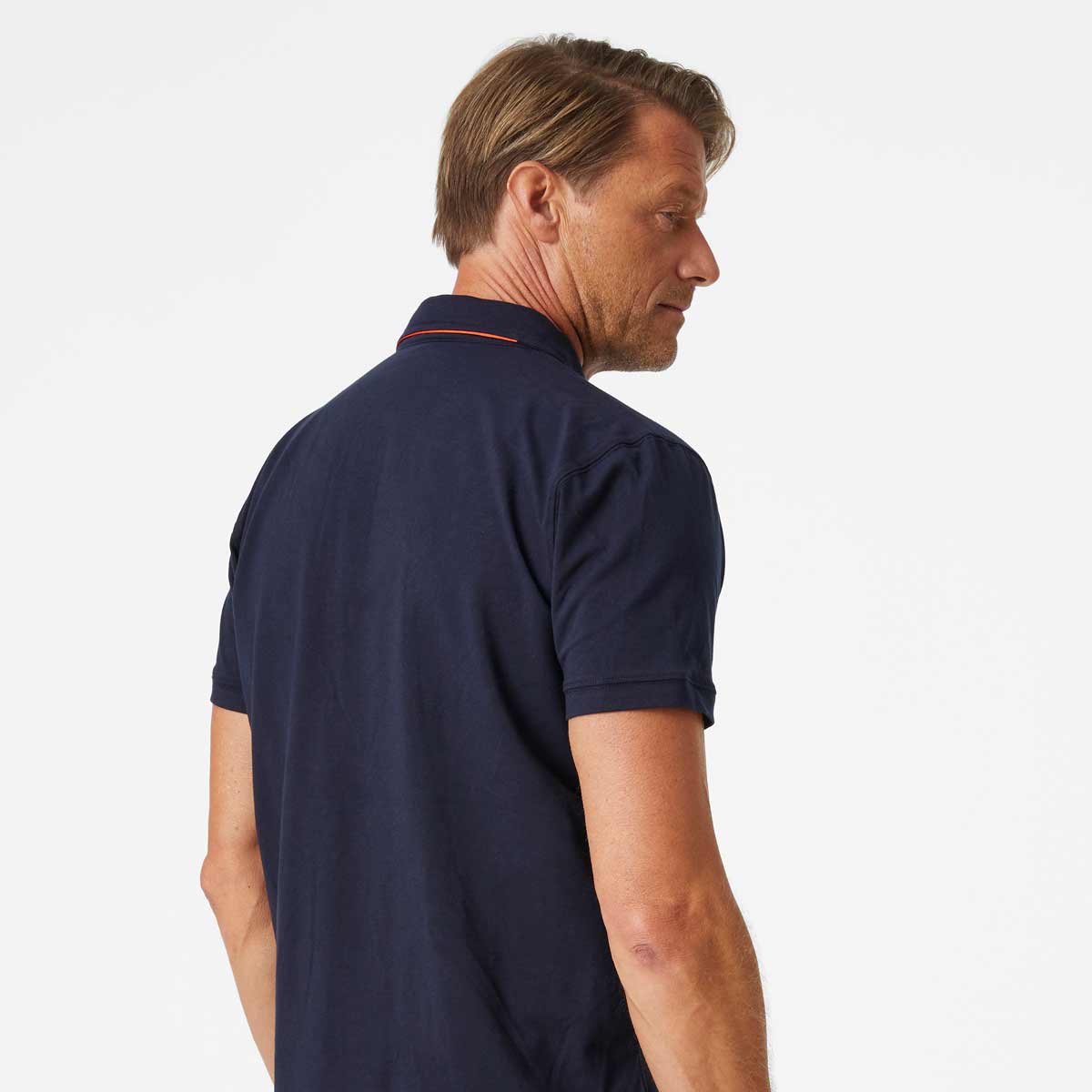 Helly Hansen Kensington Polo Shirt Navy Lifestyle Rear Helly Hansen Kensington Polo Shirt Navy Lifestyle Rear