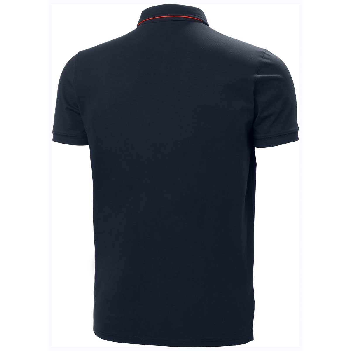 Helly Hansen Kensington Polo Shirt Grey Navy Rear Helly Hansen Kensington Polo Shirt Grey Navy Rear