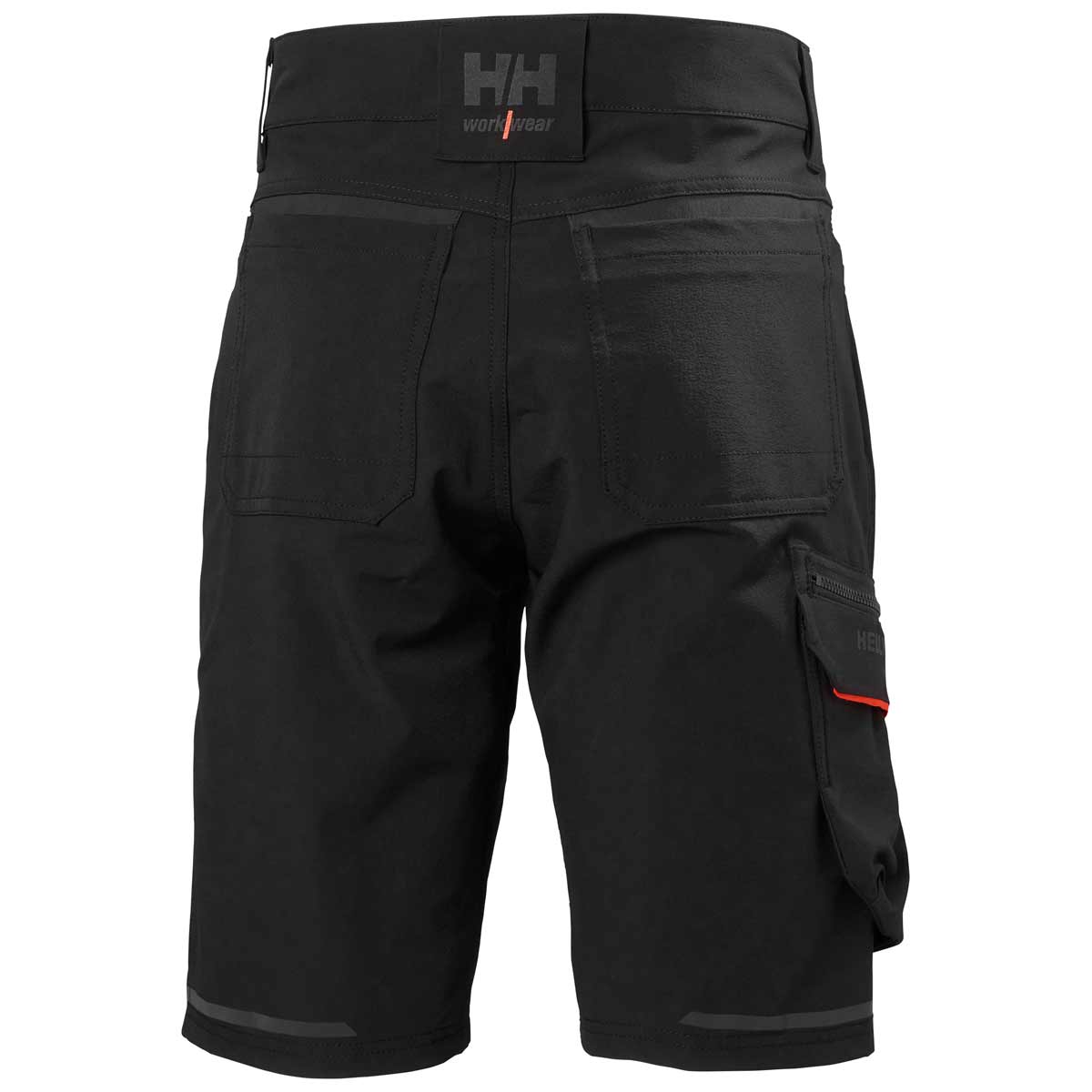 Helly Hansen Kensington Service Shorts Black Rear Helly Hansen Kensington Service Shorts Black Rear