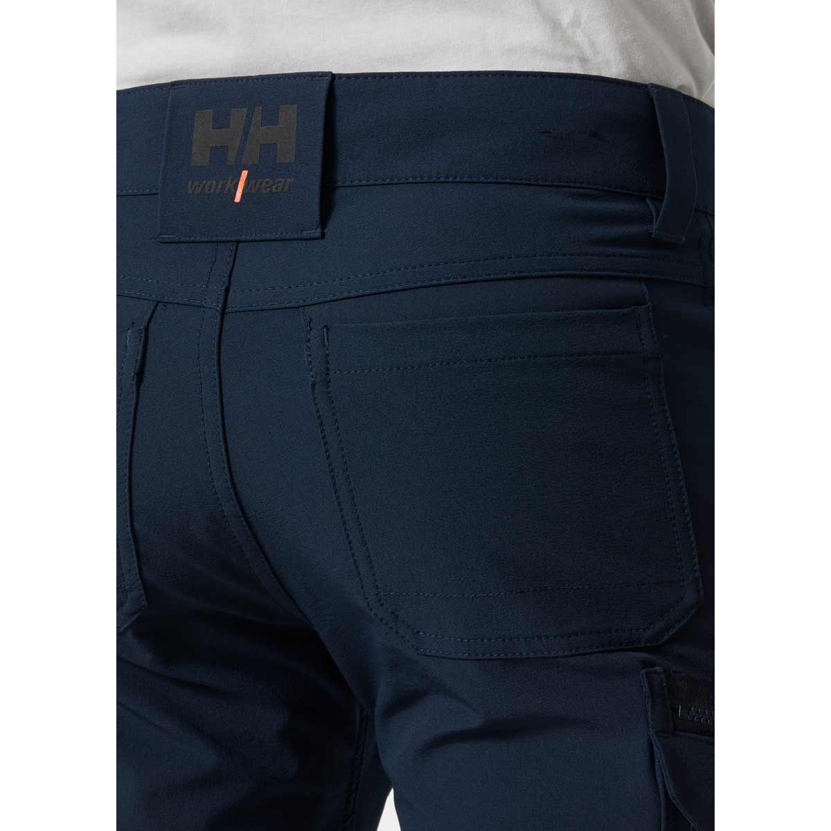 Helly Hansen Kensington Service Shorts Navy Rear life Helly Hansen Kensington Service Shorts Navy Rear life