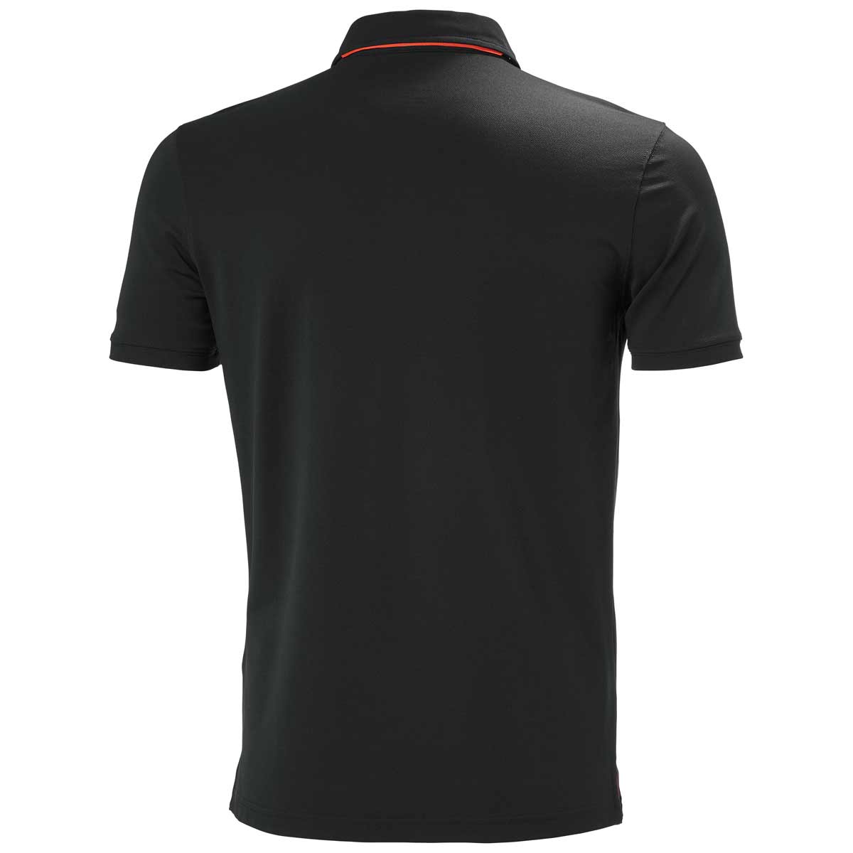 Helly Hansen Kensington Tech Polo Shirt Black rear Helly Hansen Kensington Tech Polo Shirt Black rear