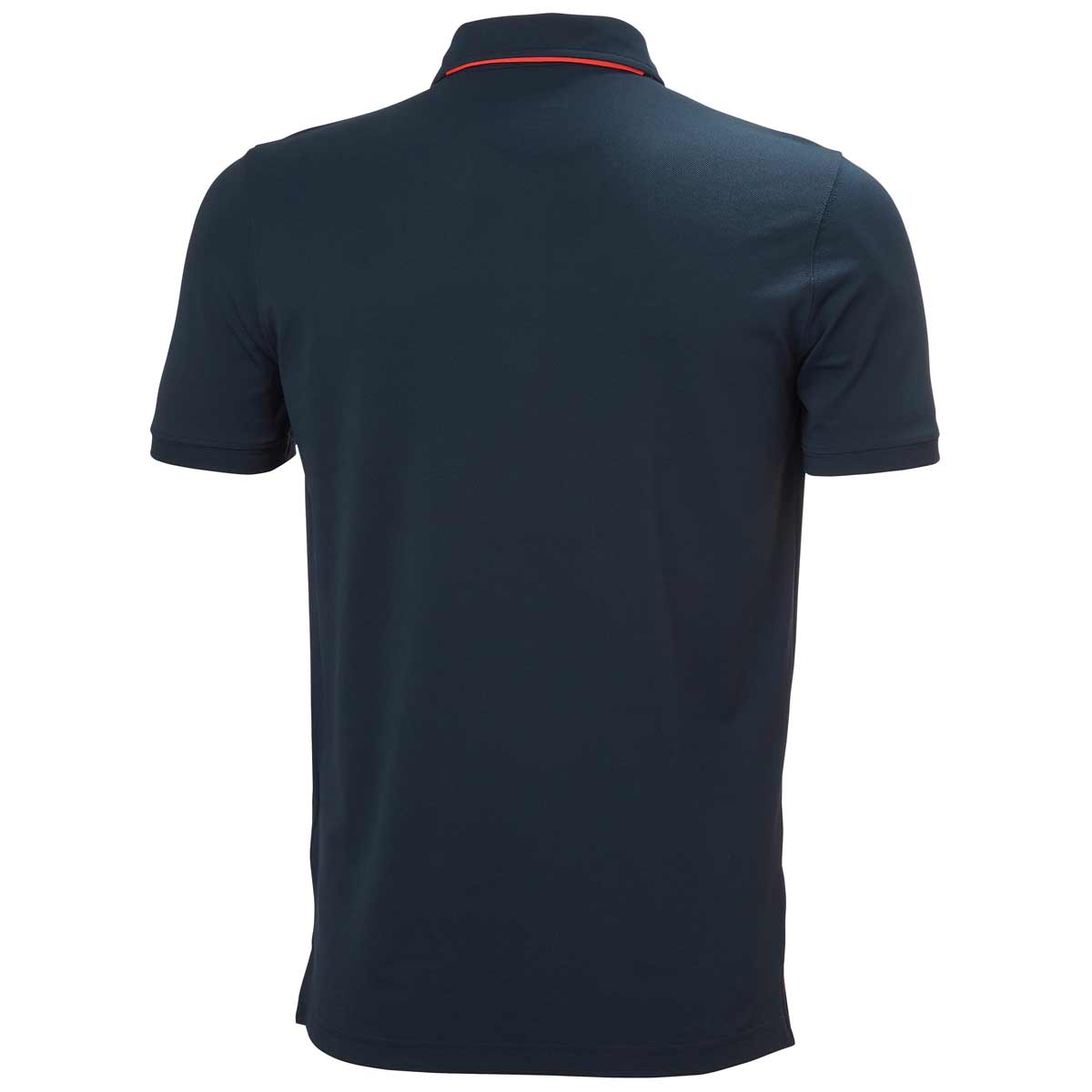 Helly Hansen Kensington Tech Polo Shirt Navy rear Helly Hansen Kensington Tech Polo Shirt Navy rear