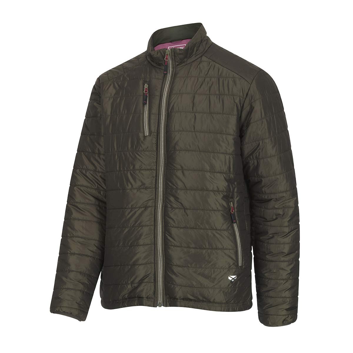 Hoggs of Fife Kingston Lightweight Quilted Jacket - Olive/Merlot Hoggs of Fife Kingston Lightweight Quilted Jacket - Olive/Merlot