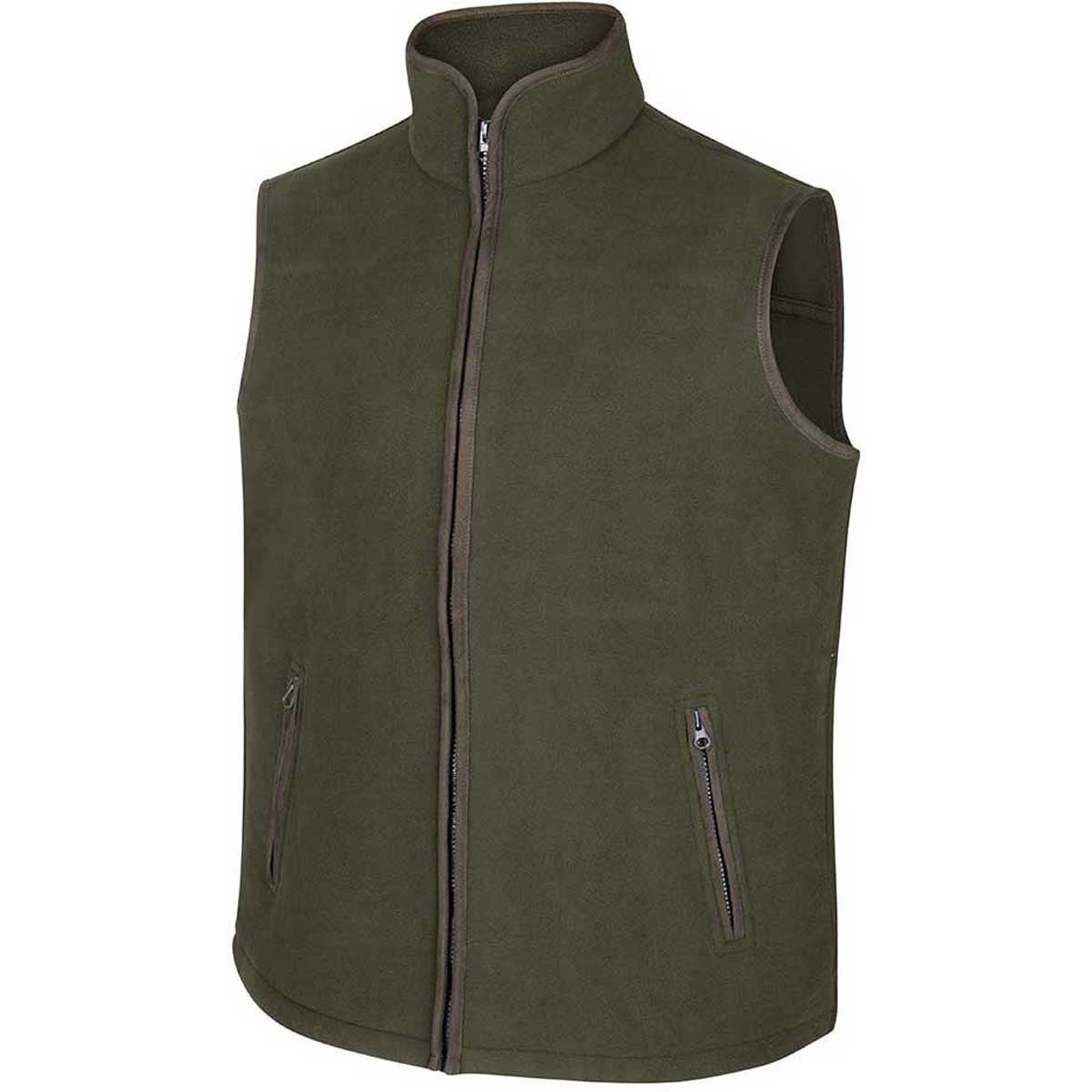 Hoggs of Fife Woodhall Mens Green Fleece Gilet Hoggs of Fife Woodhall Mens Green Fleece Gilet