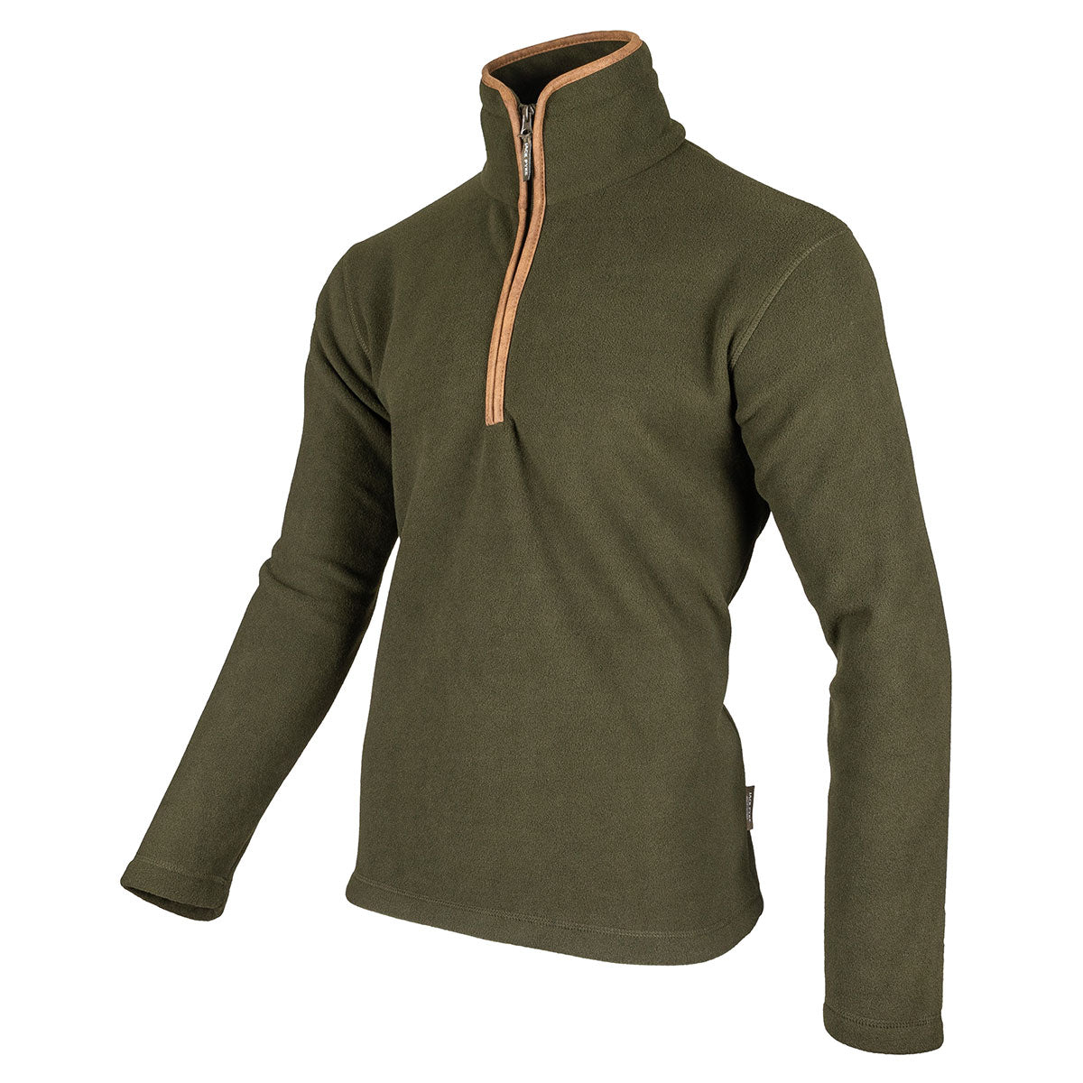 Jack Pyke Countryman Fleece Pullover - green - side view Jack Pyke Countryman Fleece Pullover - green - side view