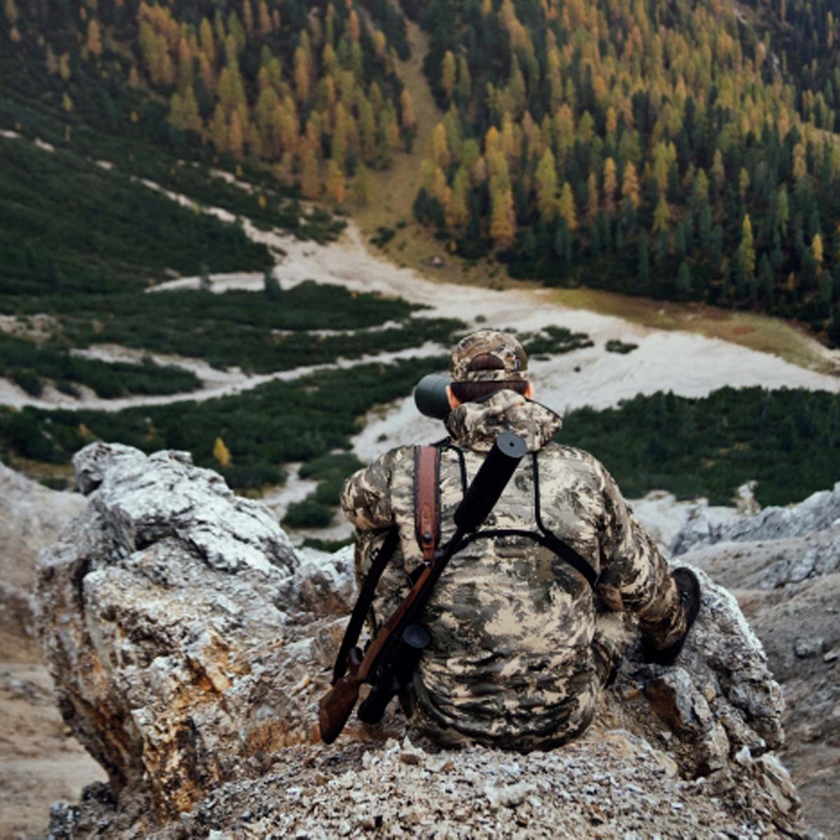 Mountain Hunter Expedition Fleece Hoodie - On Model Mountain Hunter Expedition Fleece Hoodie - On Model