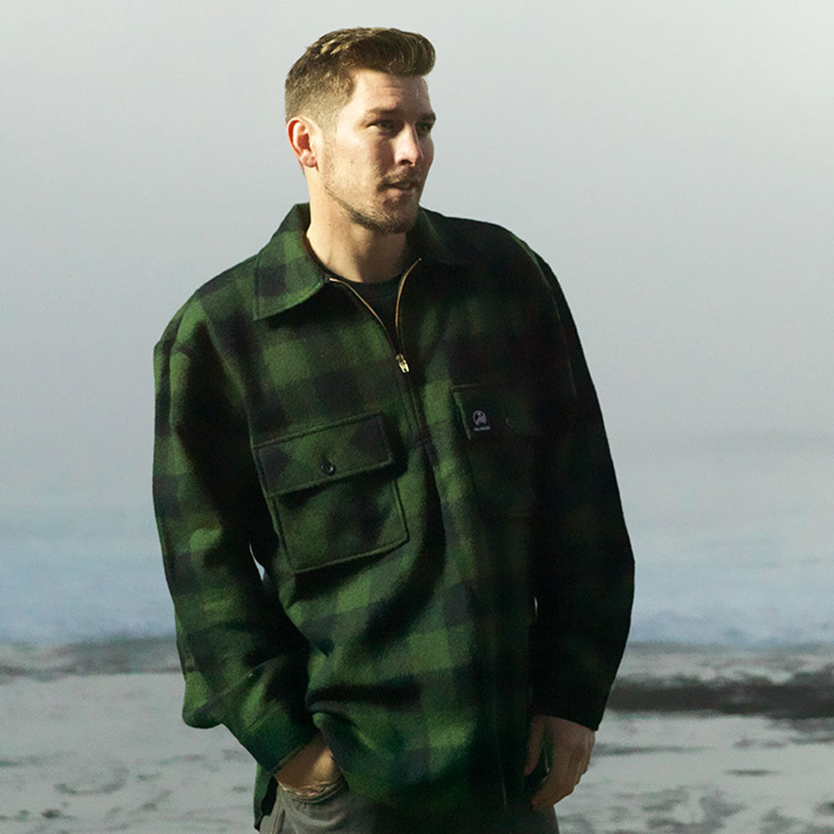 Swanndri Ranger Quarter Zip Mid Weight Bushshirt Swanndri Ranger Quarter Zip Mid Weight Bushshirt