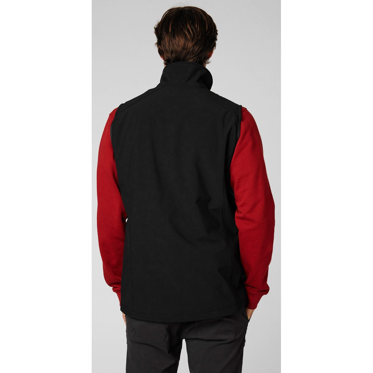 Helly Hansen Paramount Softshell Vest - Black - Rear Helly Hansen Paramount Softshell Vest - Black - Rear