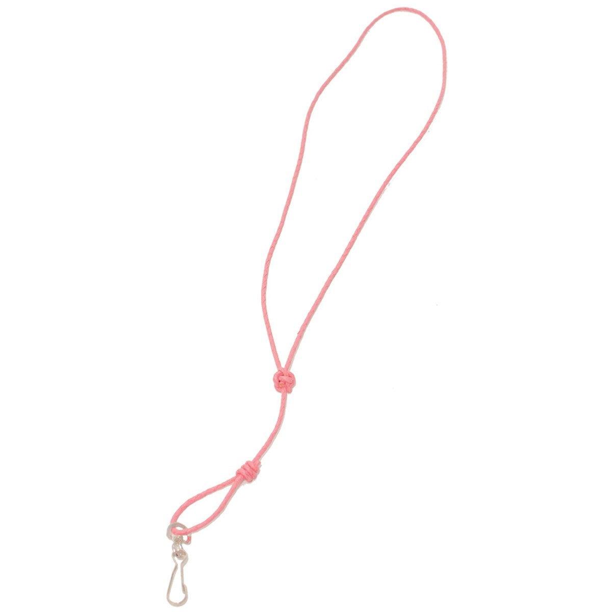 Bisley Plaited Leather Lanyard - Pink Bisley Plaited Leather Lanyard - Pink