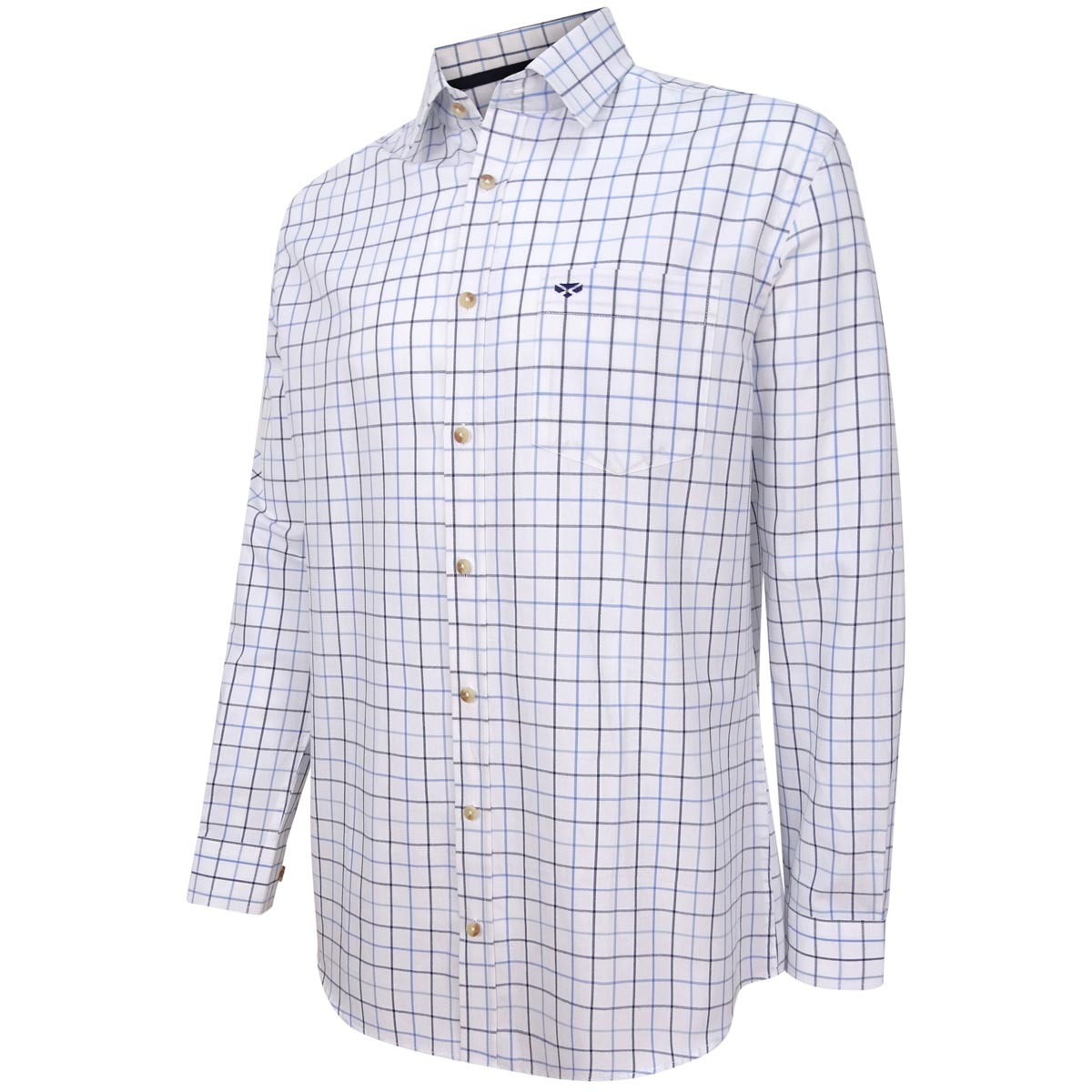 Hoggs of Fife Viscount Premier Tattersall Shirt Hoggs of Fife Viscount Premier Tattersall Shirt