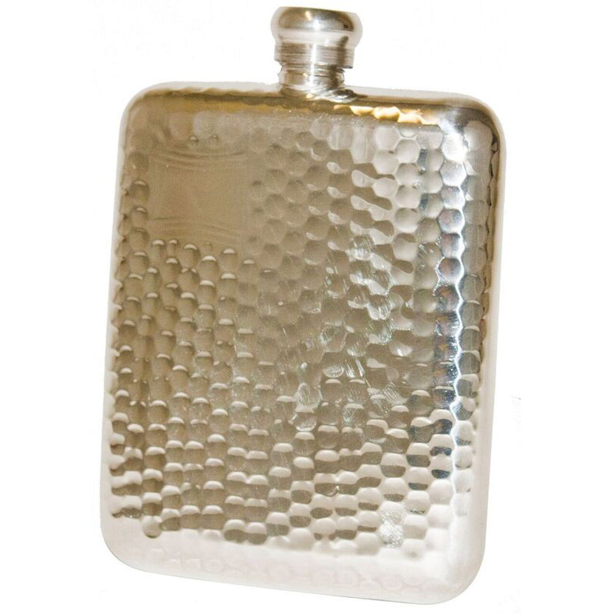 6oz Hammered Pewter Flask by Bisley 6oz Hammered Pewter Flask by Bisley