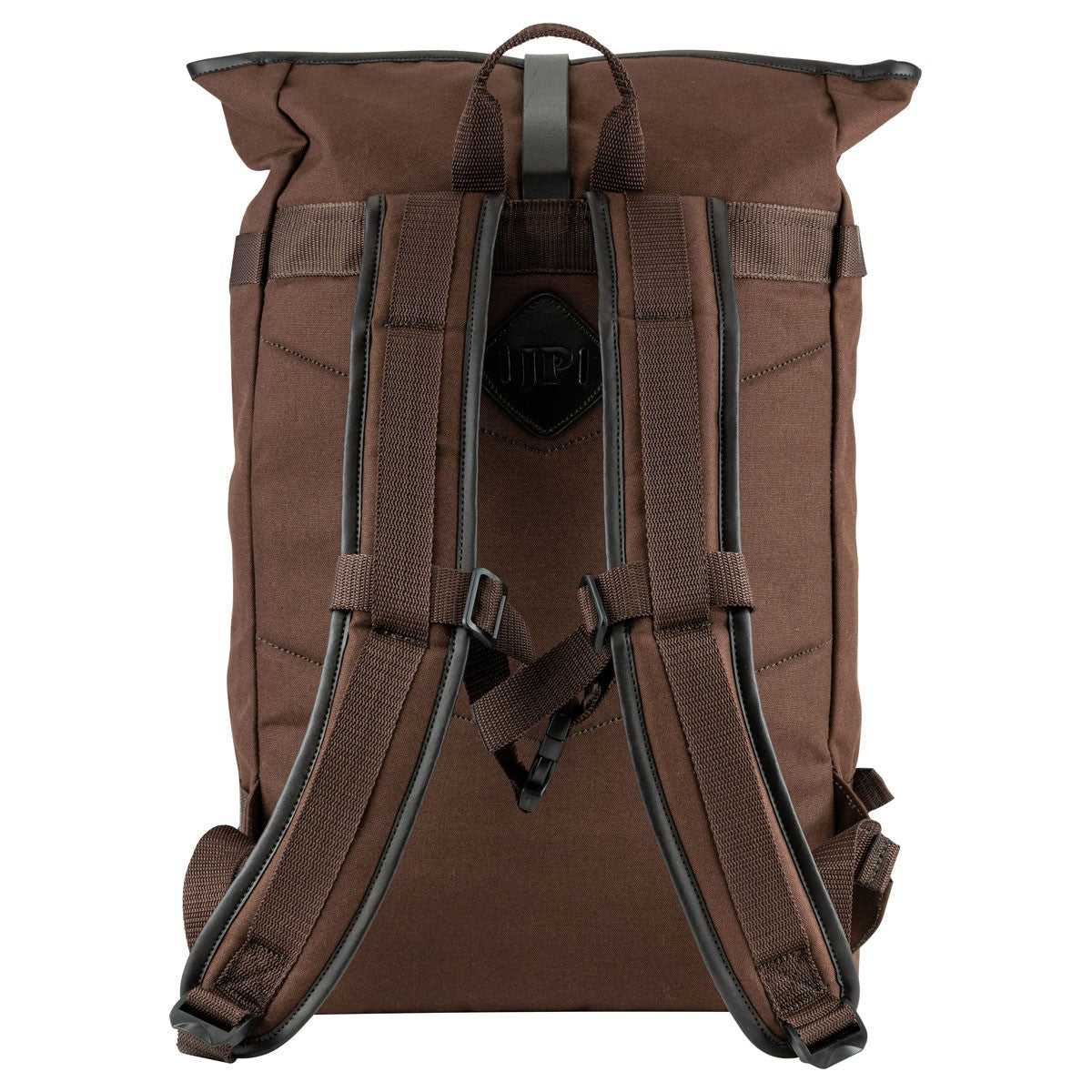 Jack Pyke Canvas Fold Top Rucksack - Brown - rear Jack Pyke Canvas Fold Top Rucksack - Brown - rear