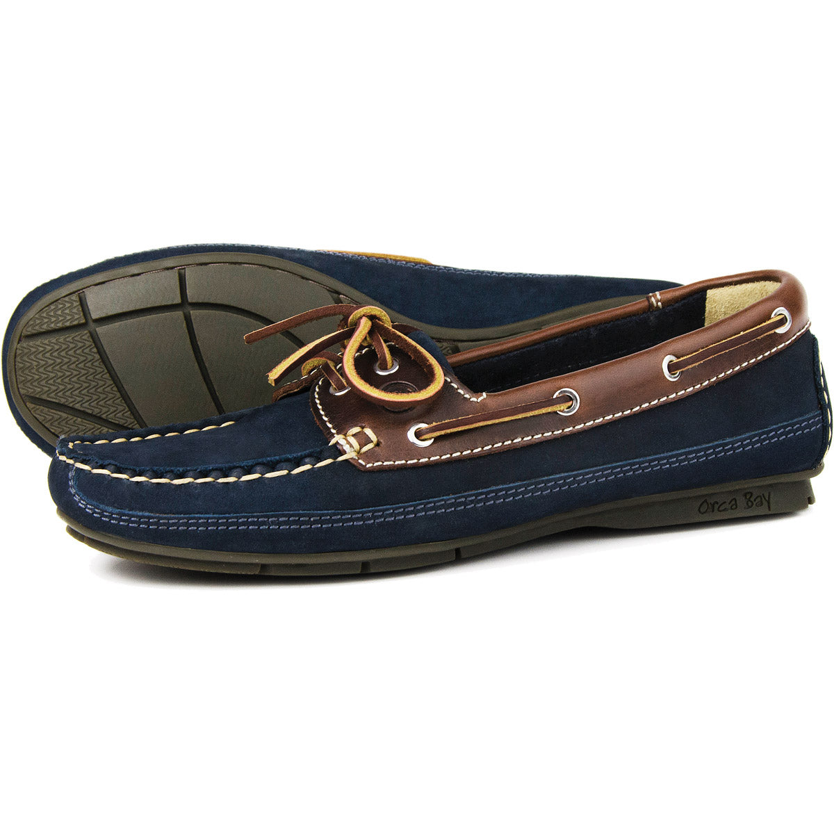 Orca Bay Bahamas Womens Deck Shoes - Indigo/Saddle Orca Bay Bahamas Womens Deck Shoes - Indigo/Saddle
