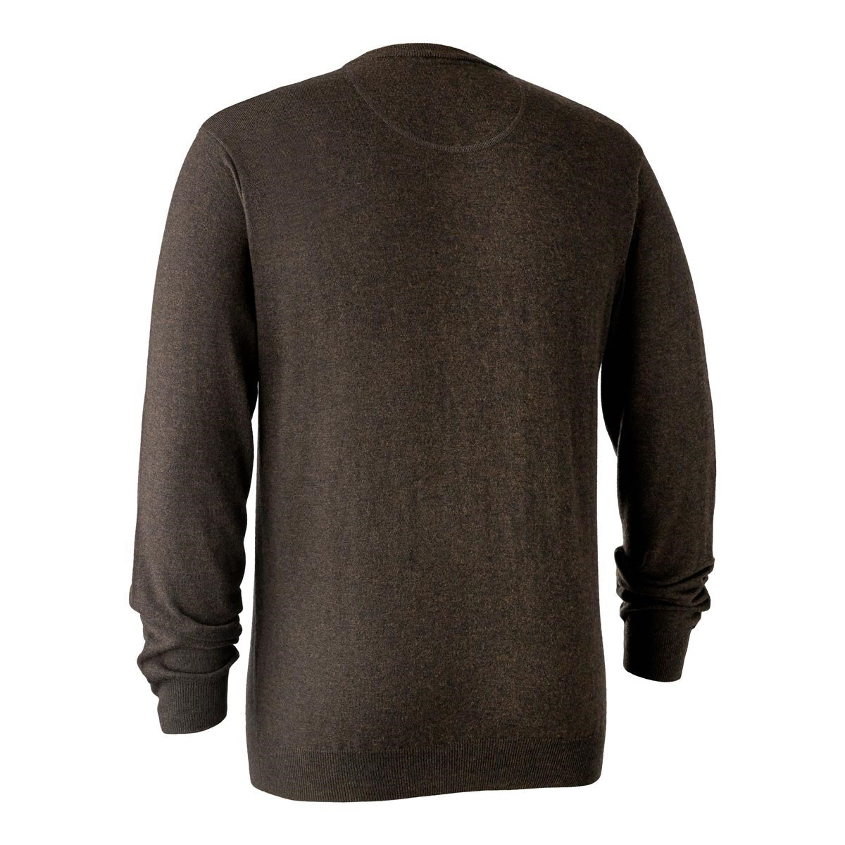 Deerhunter Kingston Knit V-Neck Jumper - Dark Elm Deerhunter Kingston Knit V-Neck Jumper - Dark Elm