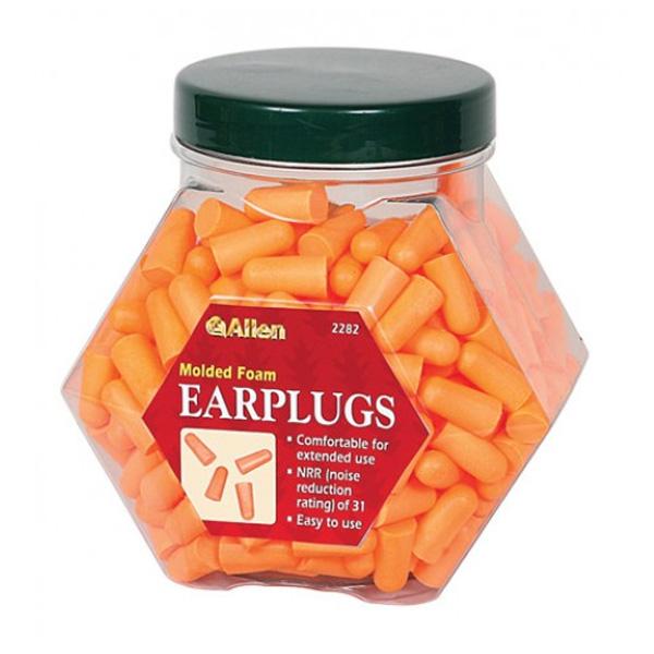 Allen Molded Foam Ear Plugs 100 Pack Allen Molded Foam Ear Plugs 100 Pack