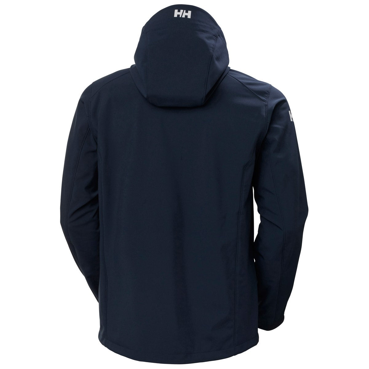 Helly Hansen Paramount Hooded Softshell Jacket - Navy - Rear Helly Hansen Paramount Hooded Softshell Jacket - Navy - Rear