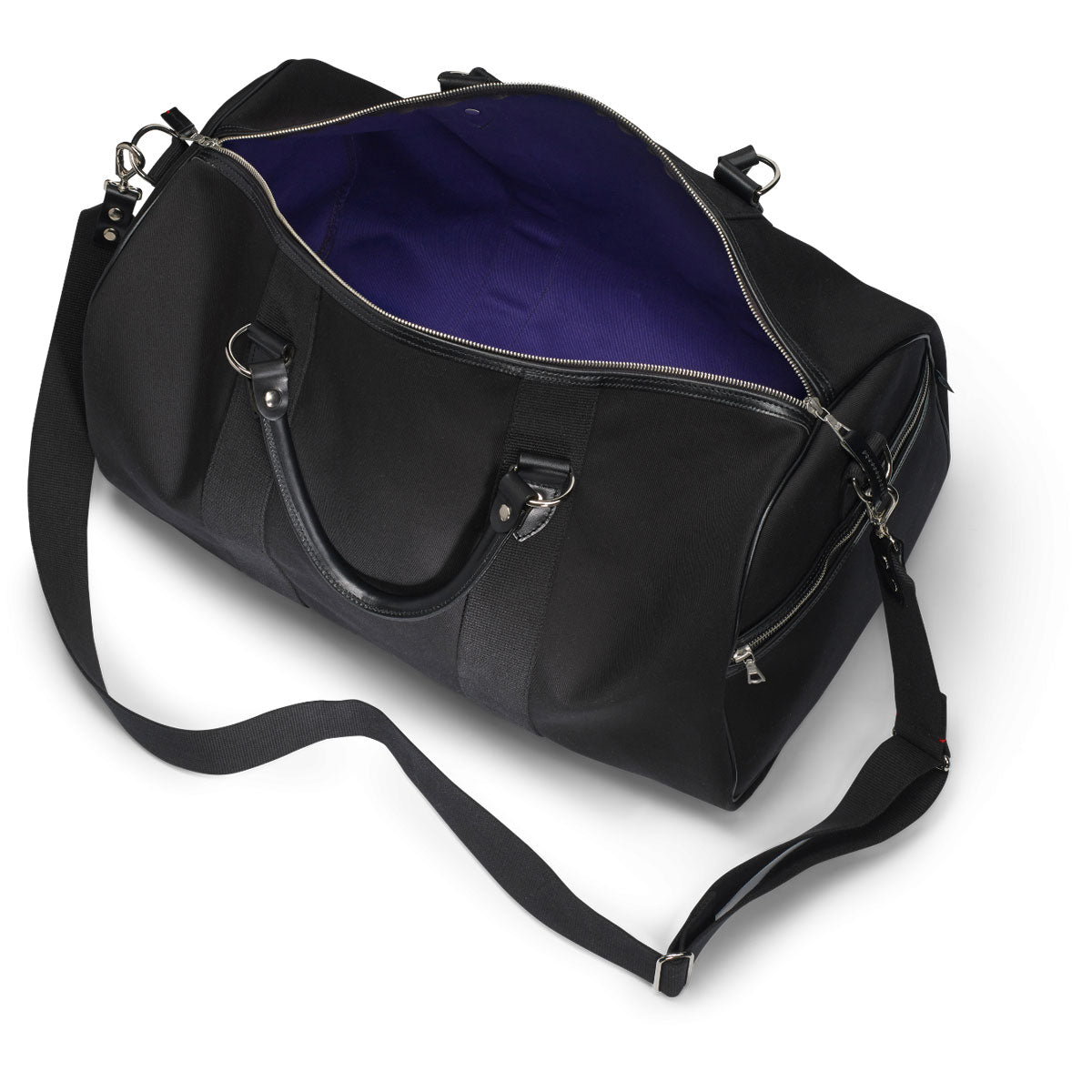 Croots Dalby Canvas Duffle Holdall - black inside Croots Dalby Canvas Duffle Holdall - black inside