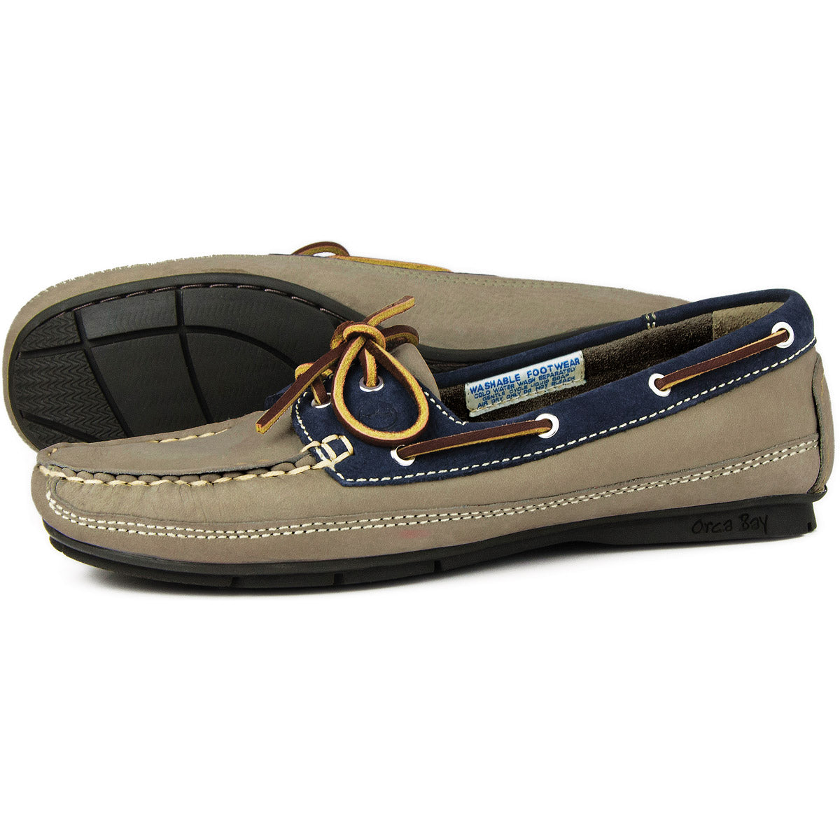 Orca Bay Bahamas Womens Deck Shoes - Taupe/Indigo Orca Bay Bahamas Womens Deck Shoes - Taupe/Indigo