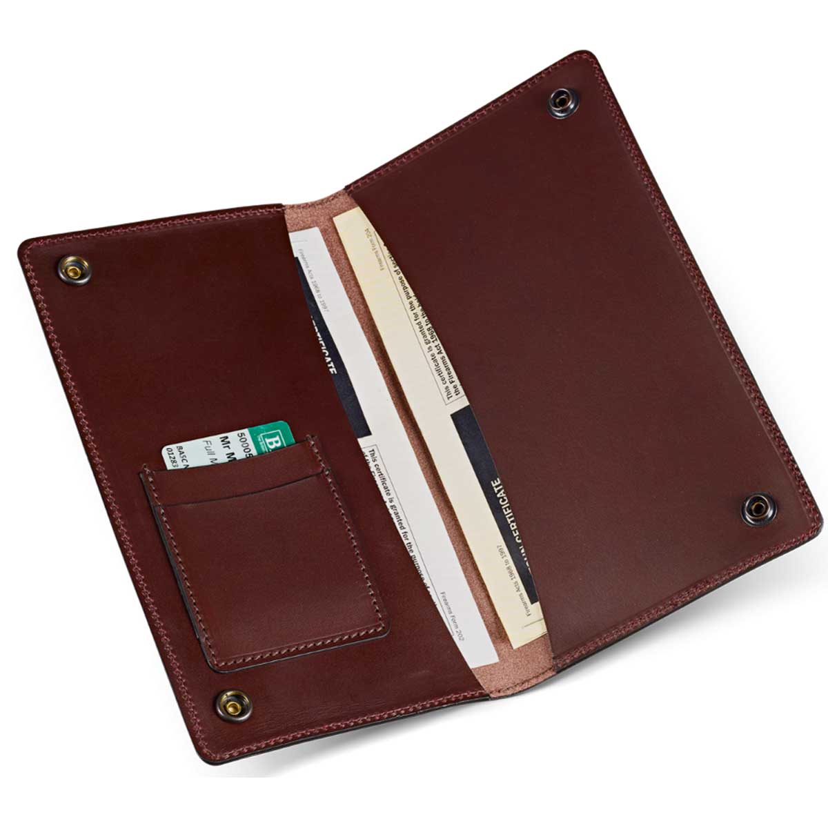 Croots Byland Leather Certificate Wallet Croots Byland Leather Certificate Wallet