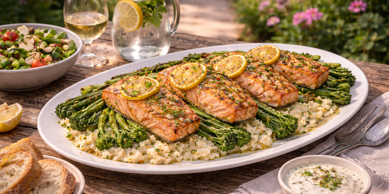 Lemon Salmon Recipe | Salmon Salad | ArdMoor