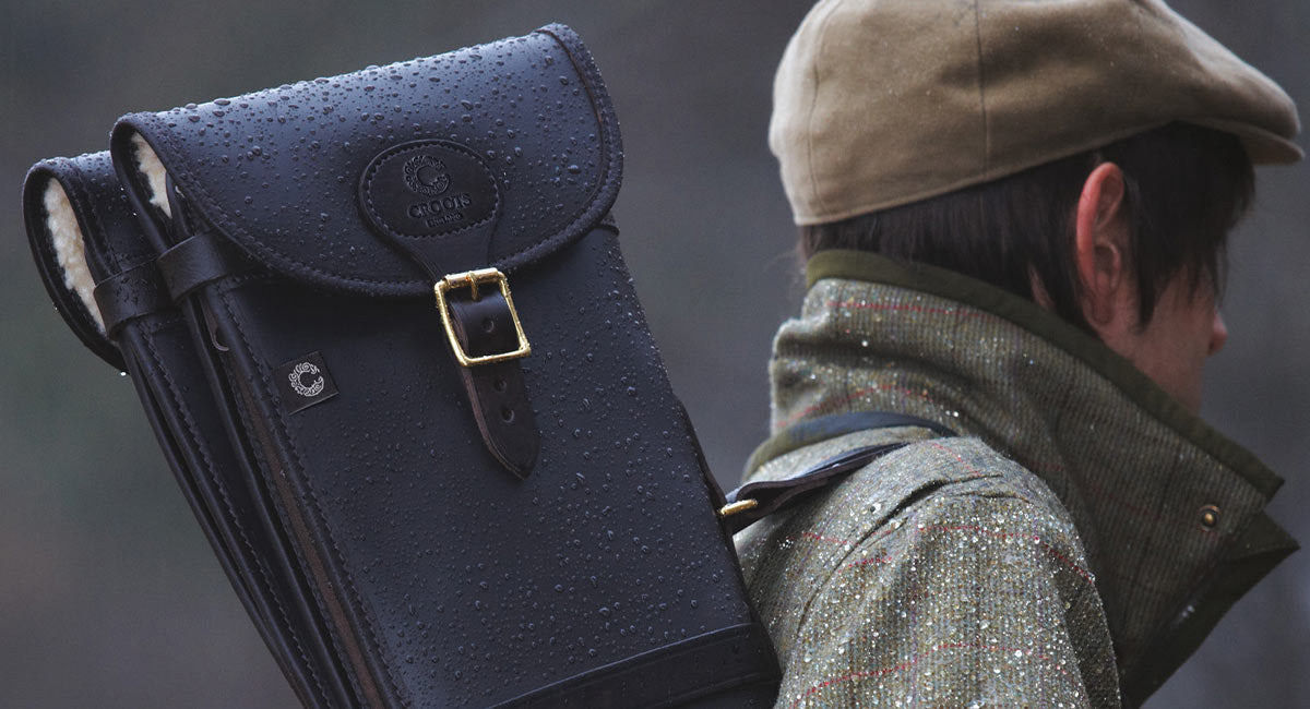 Croots - Embossing a gunslip, cartridge bag or belt