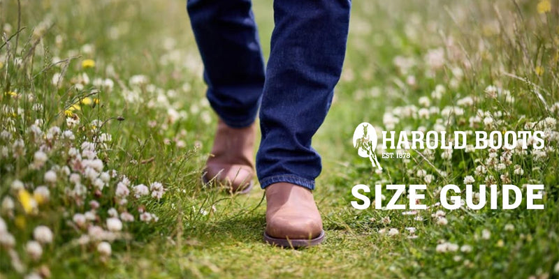 Harold Boots Size Guide