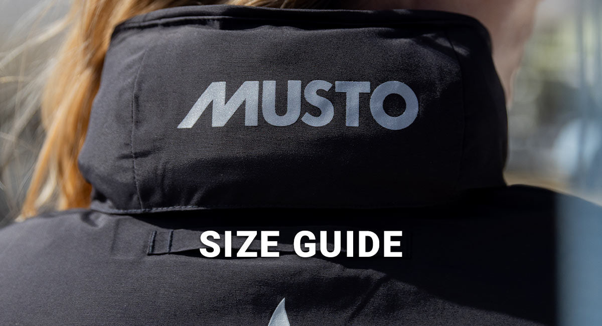 Musto Size Guide