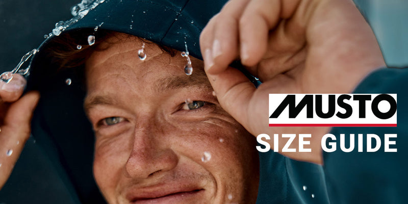 Musto Size Guide